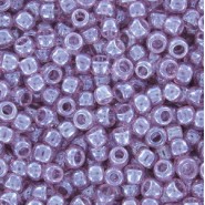 Toho seed beads 8/0 round Transparent-Lustered Lt Amethyst - TR-08-110
